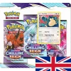 The Pokemon Company International Pokemon Chilling Reign – 3-Pack-Blister Snorlax ENGLISCH 7