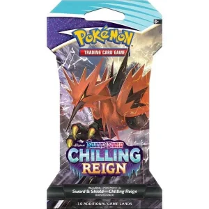 The Pokemon Company International Pokemon Chilling Reign – Sleeved Booster – Zufälliges Artwork ENGLISCH 10