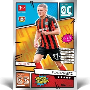 Topps Bundesliga Match Attax CHROME 2021/22 – Display Mit 18 Tüten 12