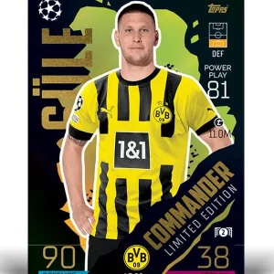 Topps Champions League Match Attax 2022/23 – Mega Tin COMMANDERS 10