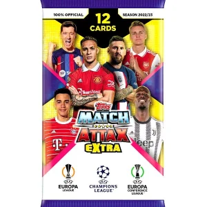 Topps Champions League Match Attax EXTRA 2022/23 – Starterpack + Display 12