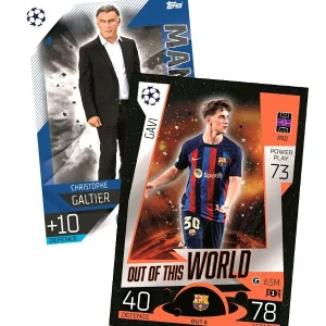 Topps Champions League Match Attax EXTRA 2022/23 – Starterpack + Display 8