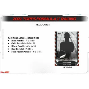 Topps Formula 1 Flagship Racing 2021 – Hobby Box 12