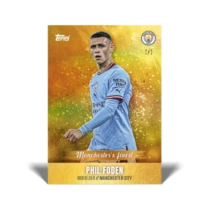 Topps Manchester City Team Set 2023 – Sealed Box Mit 36 Karten 12